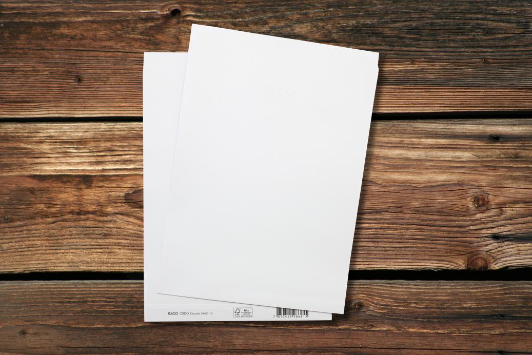 Ordnungsmappen 220x310 mm Weiß 120 g/qm